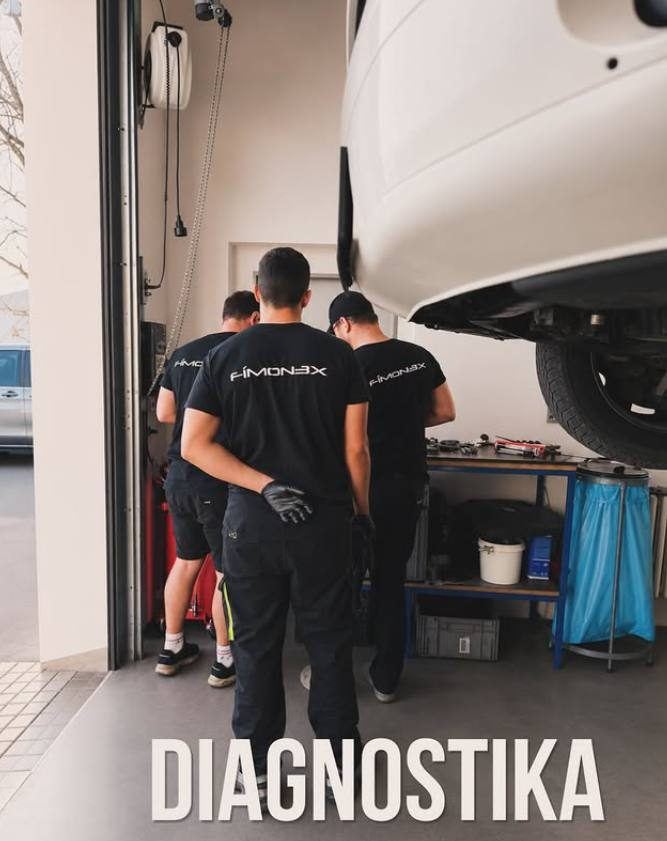 Diagnostika vozidla v dílně Fímon3x